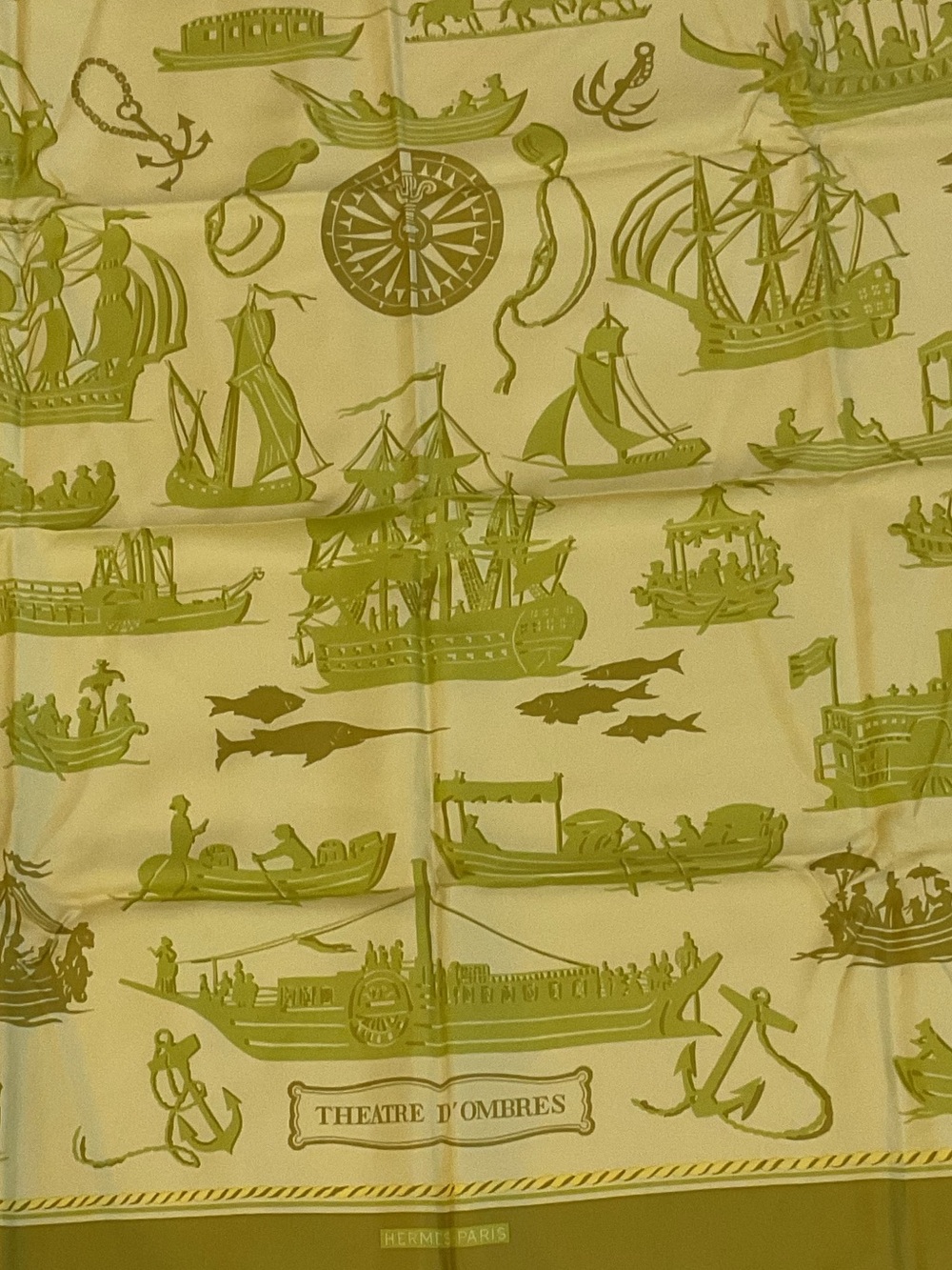 Hermes Theatre D’Ombres Silk Scarf